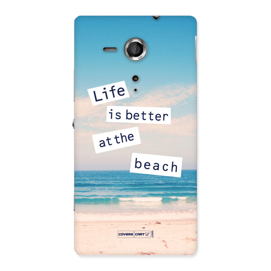 Life is better at the Beach Back Case for Sony Xperia SP