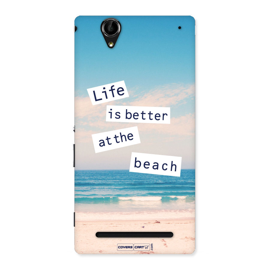 Life is better at the Beach Back Case for Sony Xperia T2