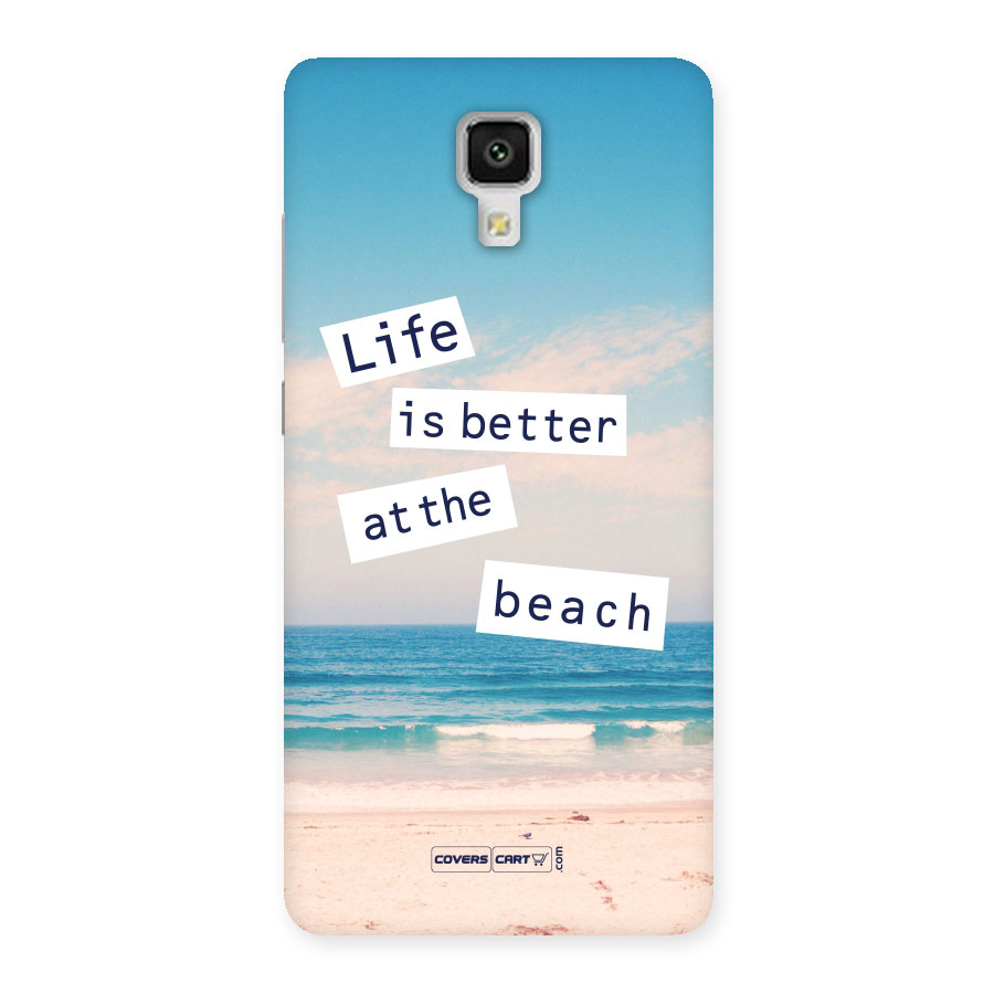 Life is better at the Beach Back Case for Xiaomi Mi 4