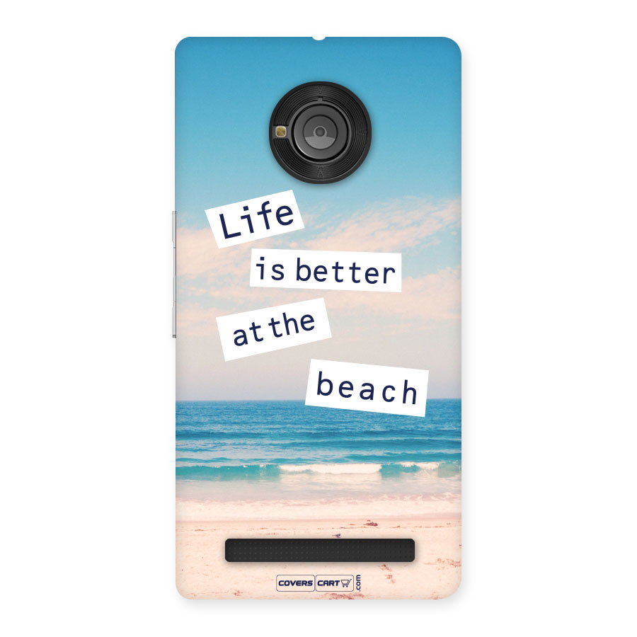 Life is better at the Beach Back Case for Yu Yuphoria
