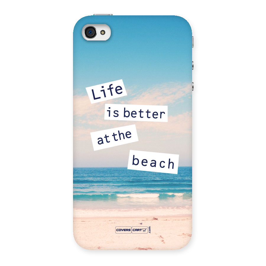 Life is better at the Beach Back Case for iPhone 4 4s