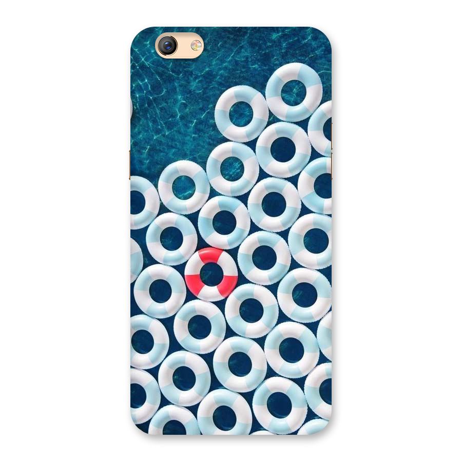 Light Blue Allure Back Case for Oppo F3 Plus