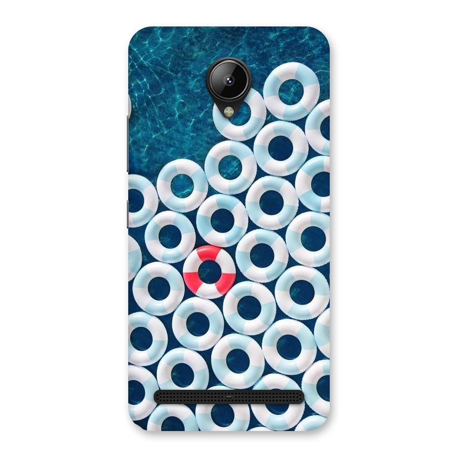 Light Blue Allure Back Case for Lenovo C2