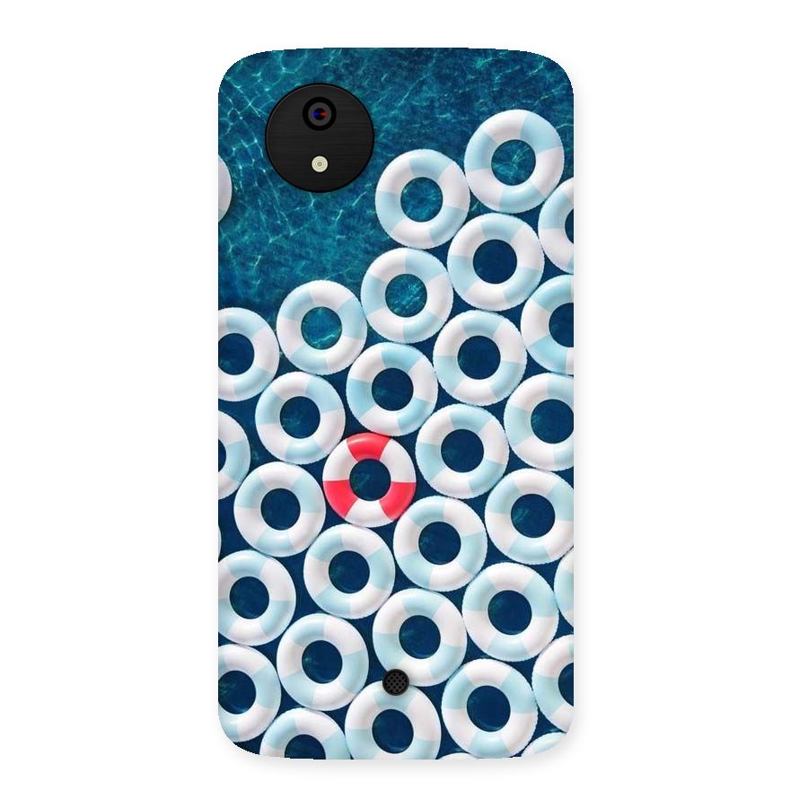 Light Blue Allure Back Case for Micromax Canvas A1