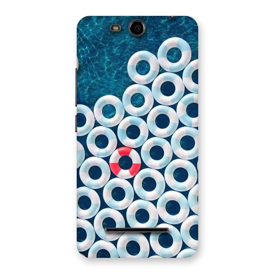 Light Blue Allure Back Case for Micromax Canvas Juice 3 Q392