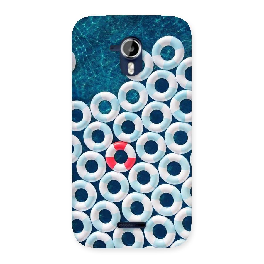 Light Blue Allure Back Case for Micromax Canvas Magnus A117