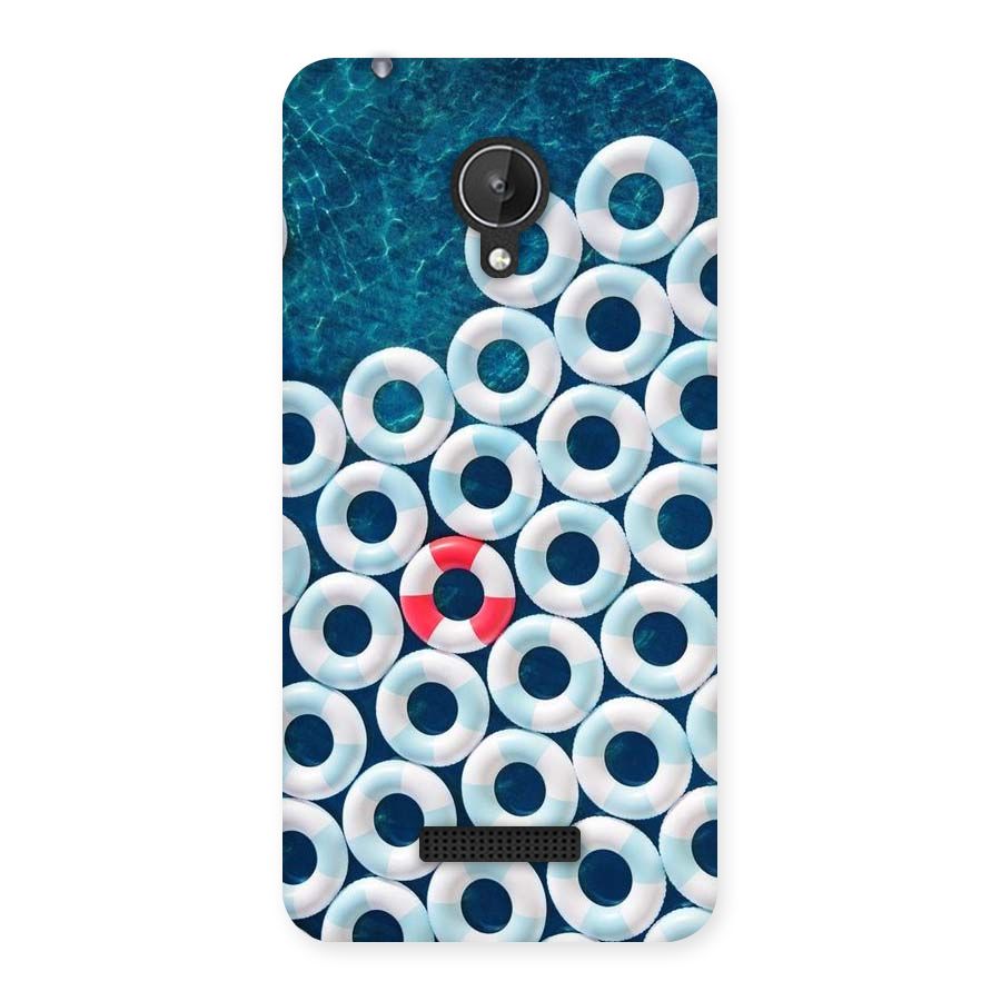 Light Blue Allure Back Case for Micromax Canvas Spark Q380