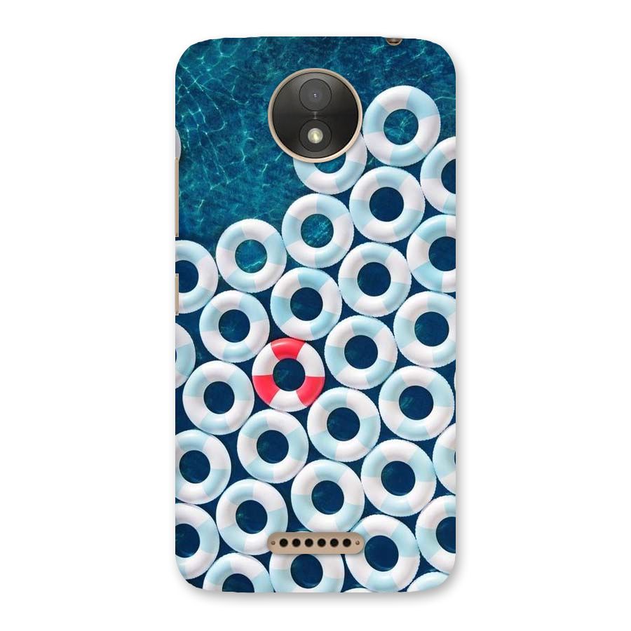 Light Blue Allure Back Case for Moto C Plus