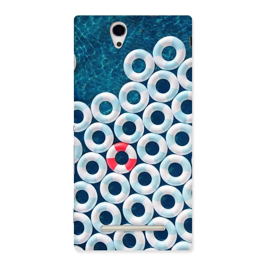 Light Blue Allure Back Case for Sony Xperia C3