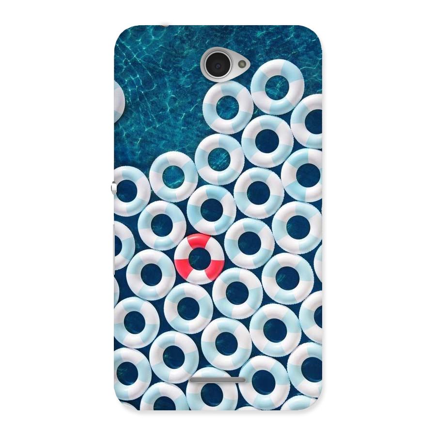 Light Blue Allure Back Case for Sony Xperia E4