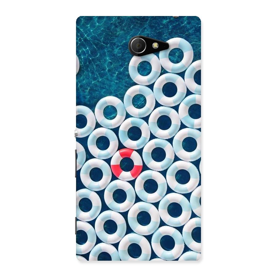 Light Blue Allure Back Case for Sony Xperia M2