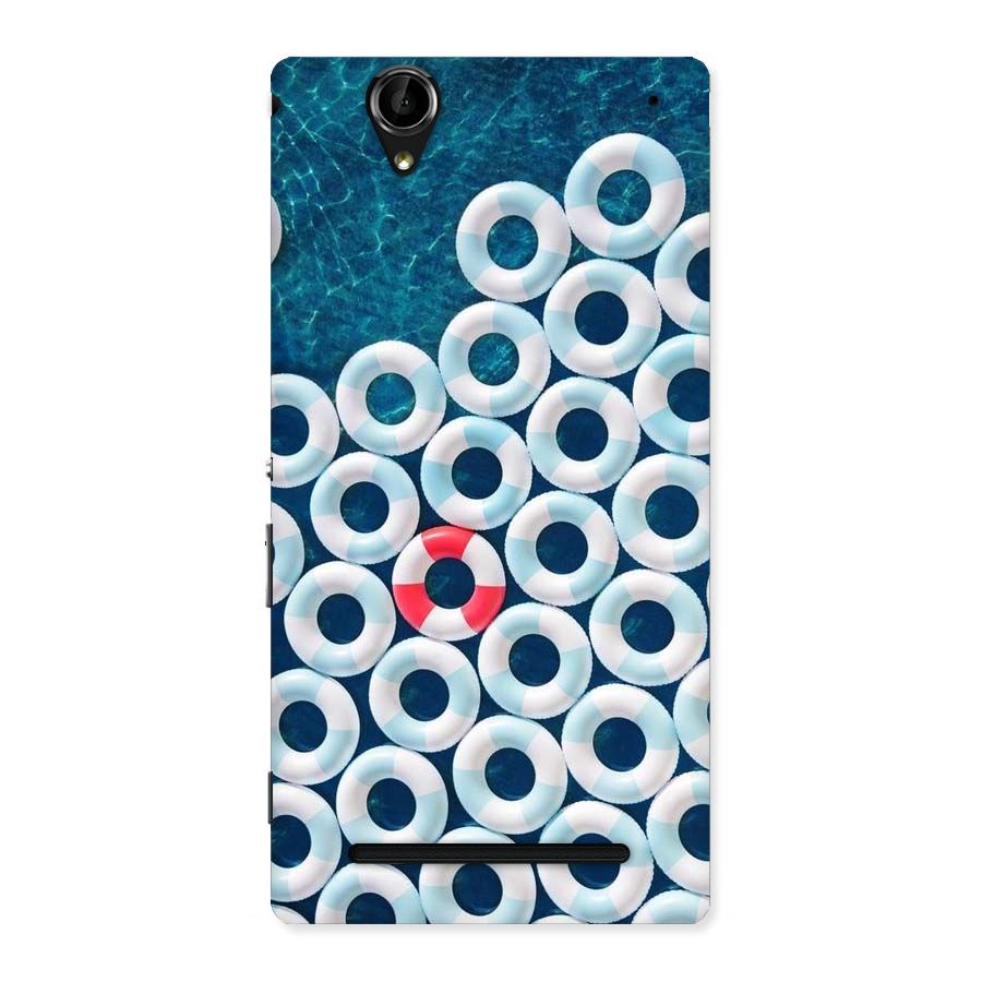 Light Blue Allure Back Case for Sony Xperia T2