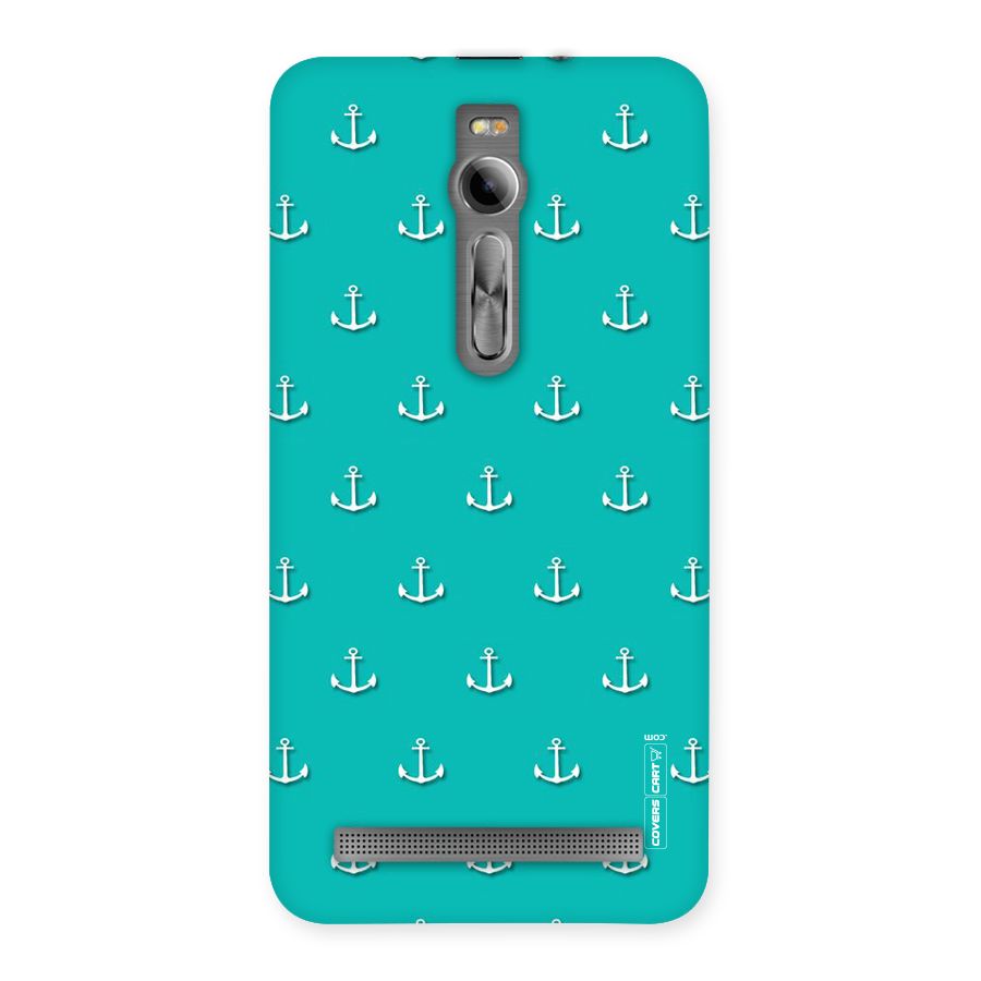 Light Blue Anchor Back Case for Asus Zenfone 2