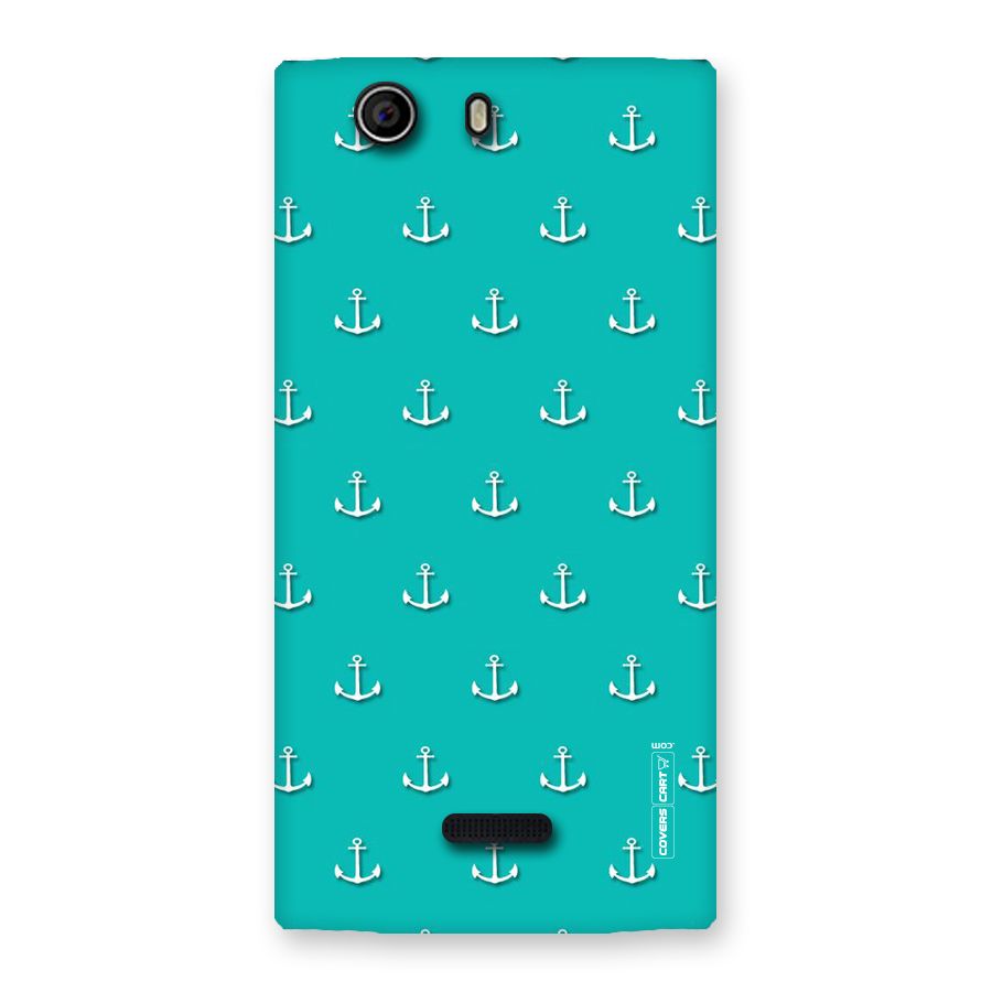 Light Blue Anchor Back Case for Canvas Nitro 2 E311