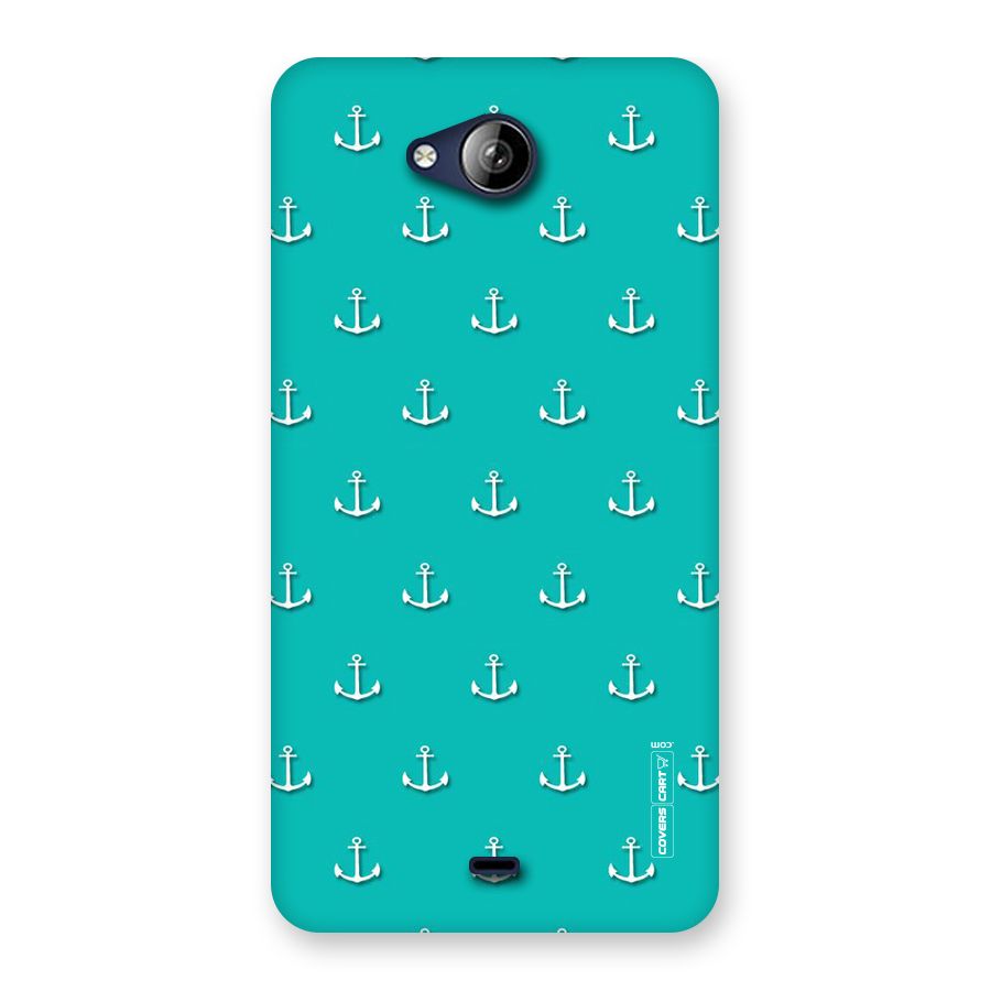 Light Blue Anchor Back Case for Canvas Play Q355