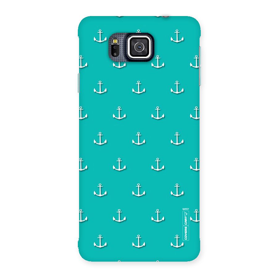 Light Blue Anchor Back Case for Galaxy Alpha