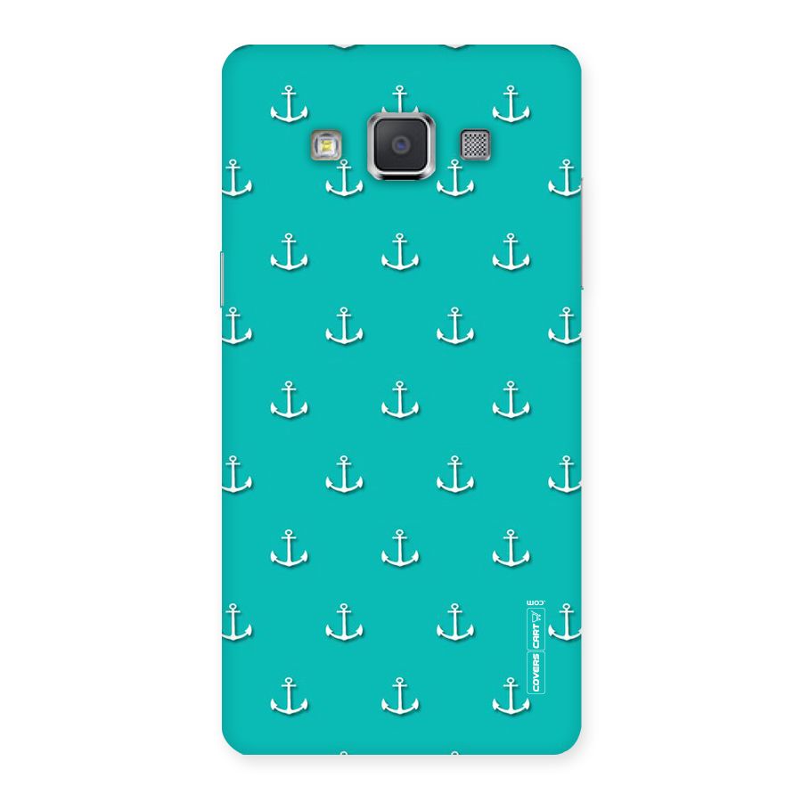 Light Blue Anchor Back Case for Galaxy Grand Max
