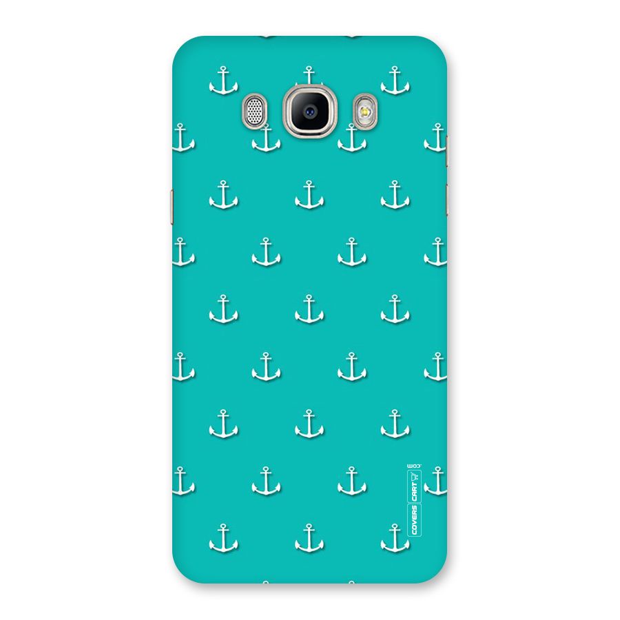 Light Blue Anchor Back Case for Galaxy On8