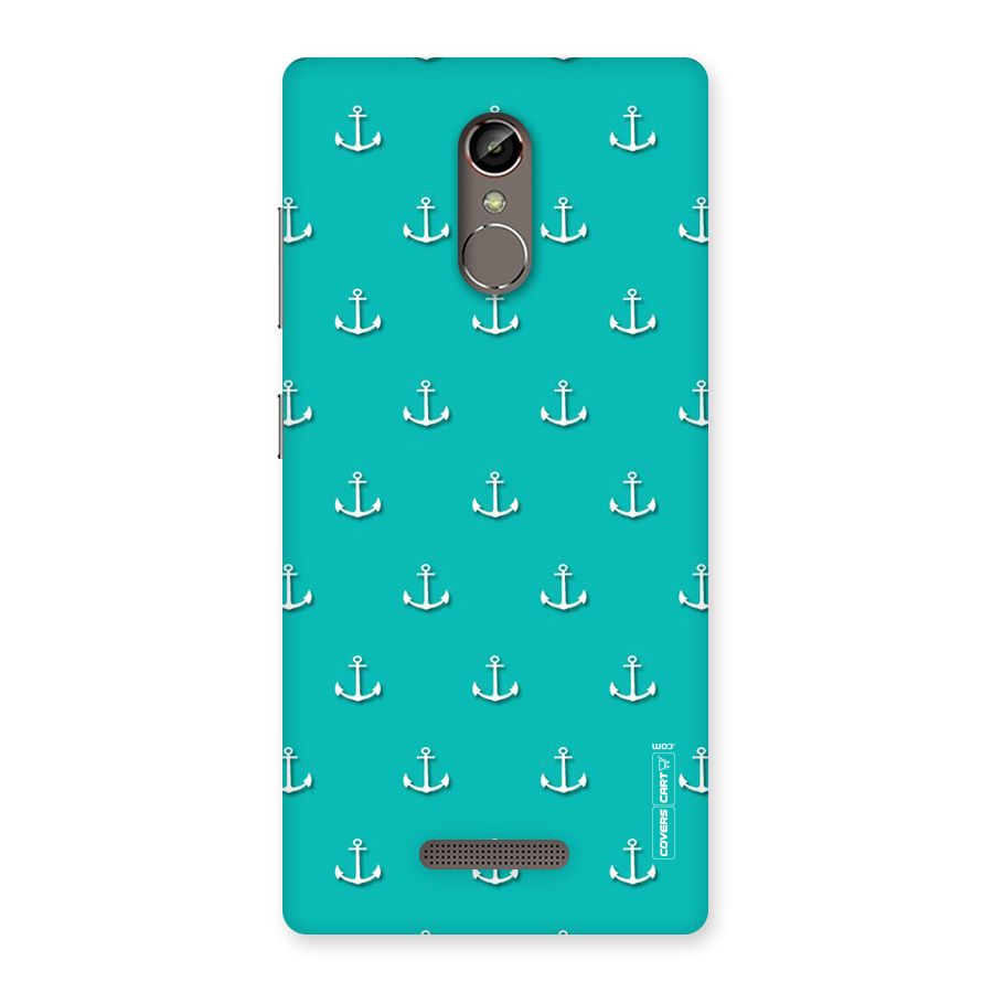 Light Blue Anchor Back Case for Gionee S6s