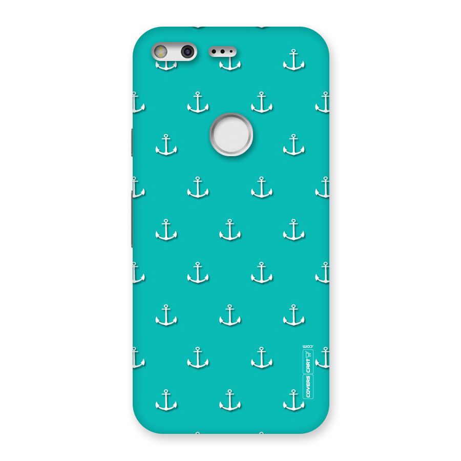 Light Blue Anchor Back Case for Google Pixel