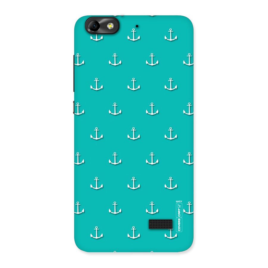 Light Blue Anchor Back Case for Honor 4C