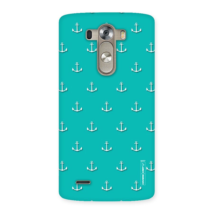 Light Blue Anchor Back Case for LG G3