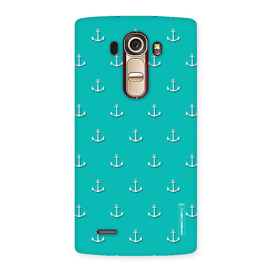 Light Blue Anchor Back Case for LG G4