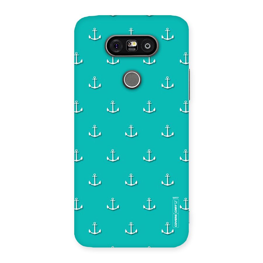 Light Blue Anchor Back Case for LG G5