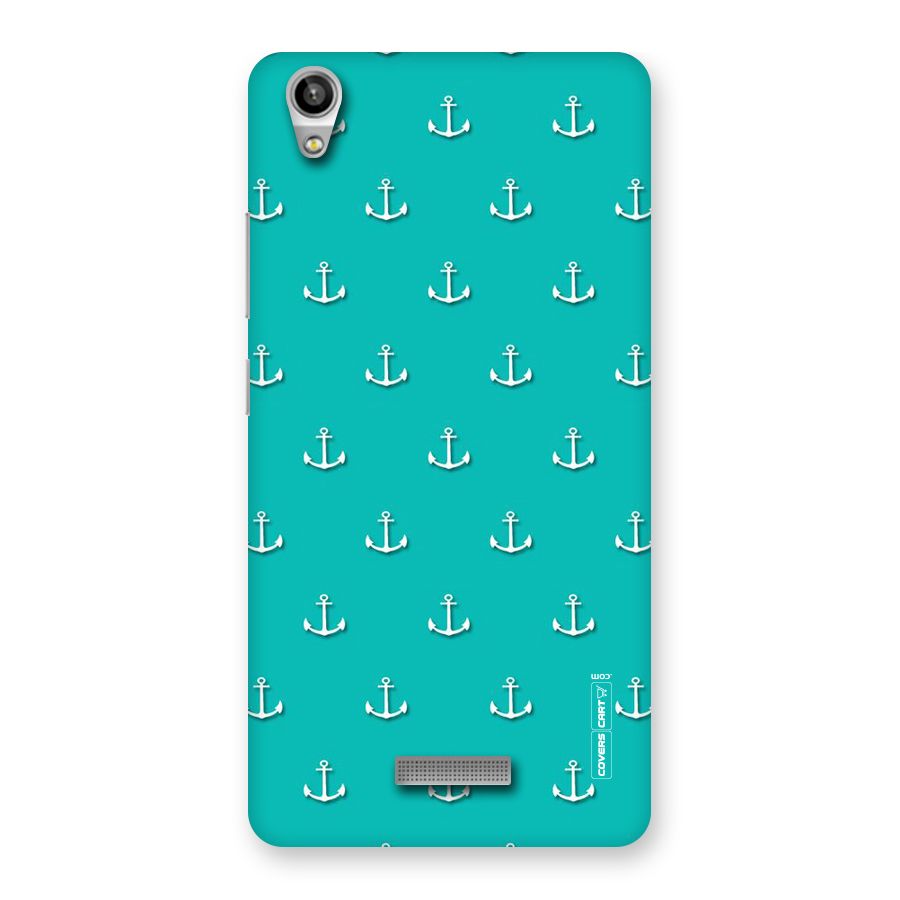 Light Blue Anchor Back Case for Lava-Pixel-V1