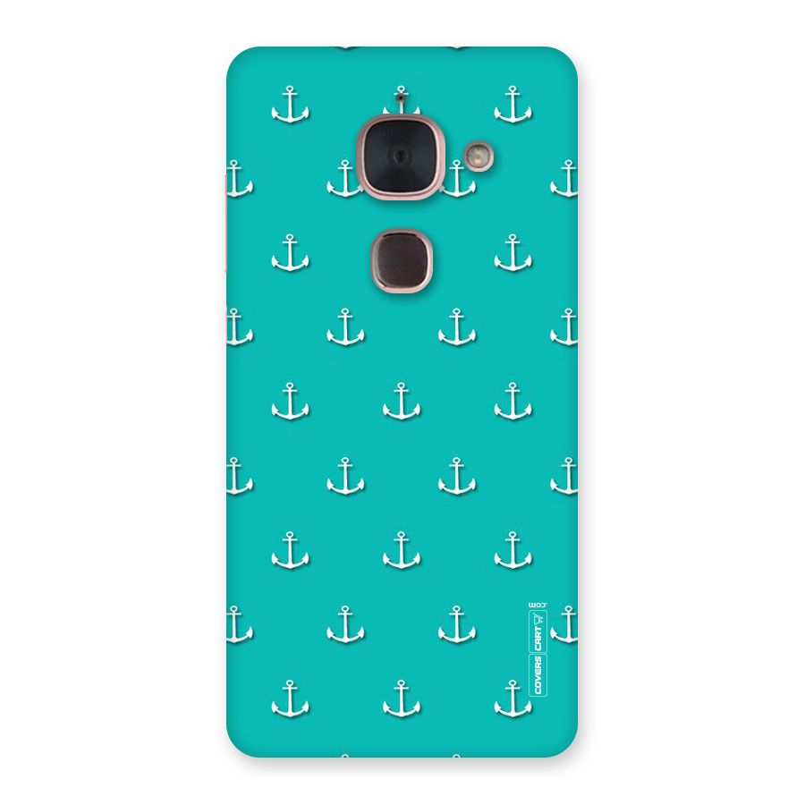 Light Blue Anchor Back Case for Le Max 2