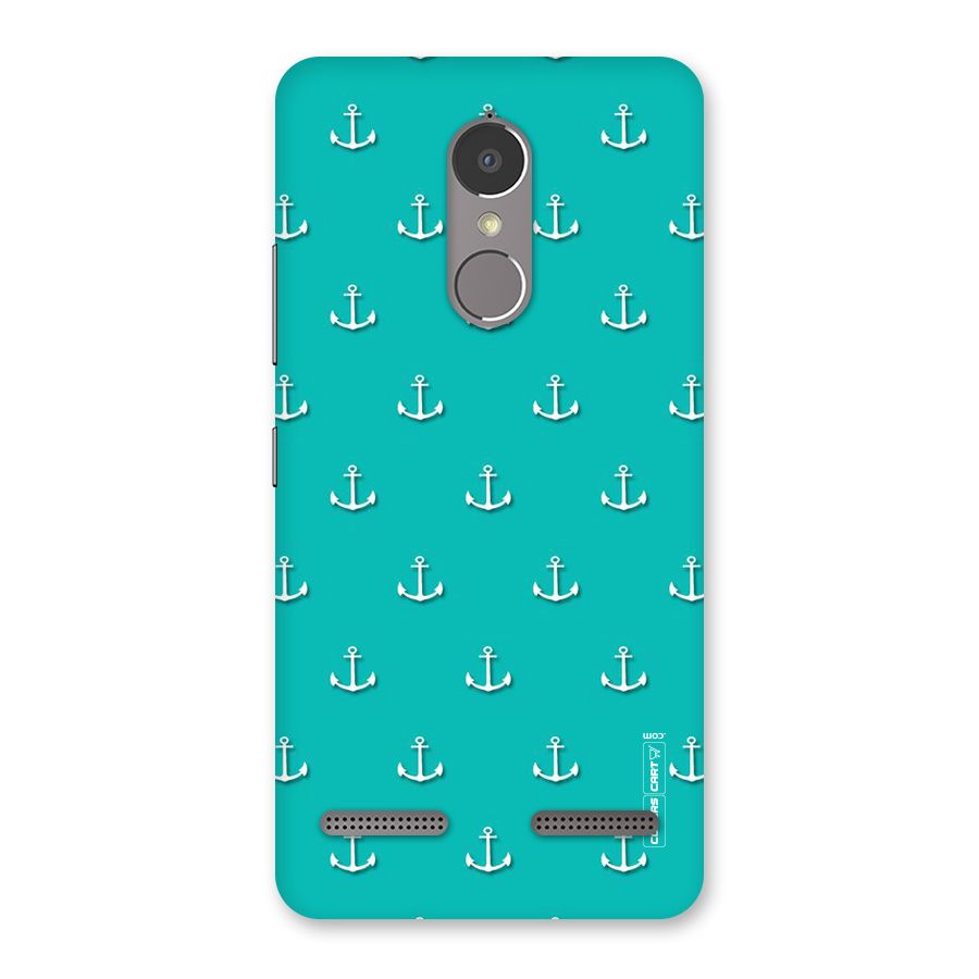 Light Blue Anchor Back Case for Lenovo K6