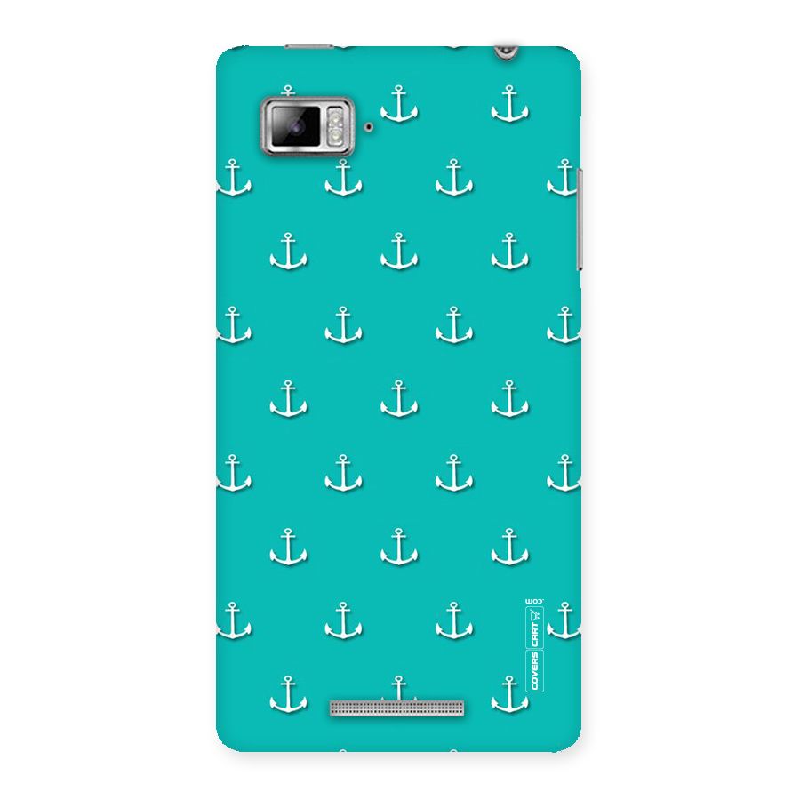 Light Blue Anchor Back Case for Lenovo Vibe Z K910