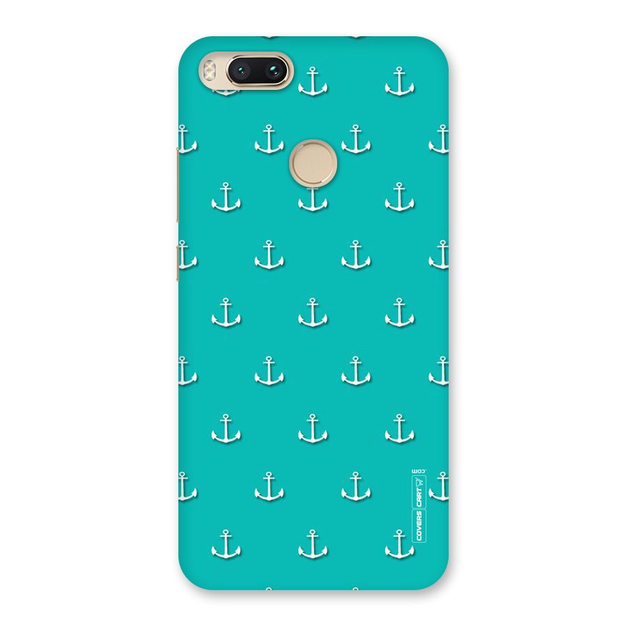 Light Blue Anchor Back Case for Mi A1