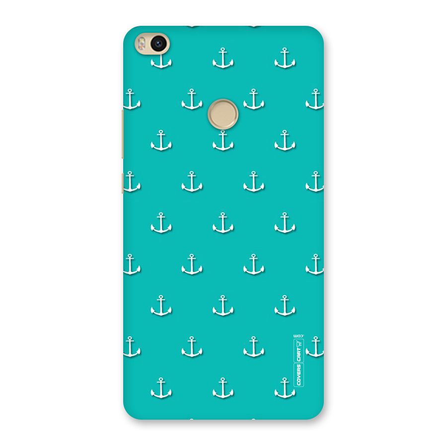 Light Blue Anchor Back Case for Mi Max 2