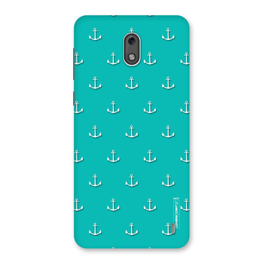Light Blue Anchor Back Case for Nokia 2