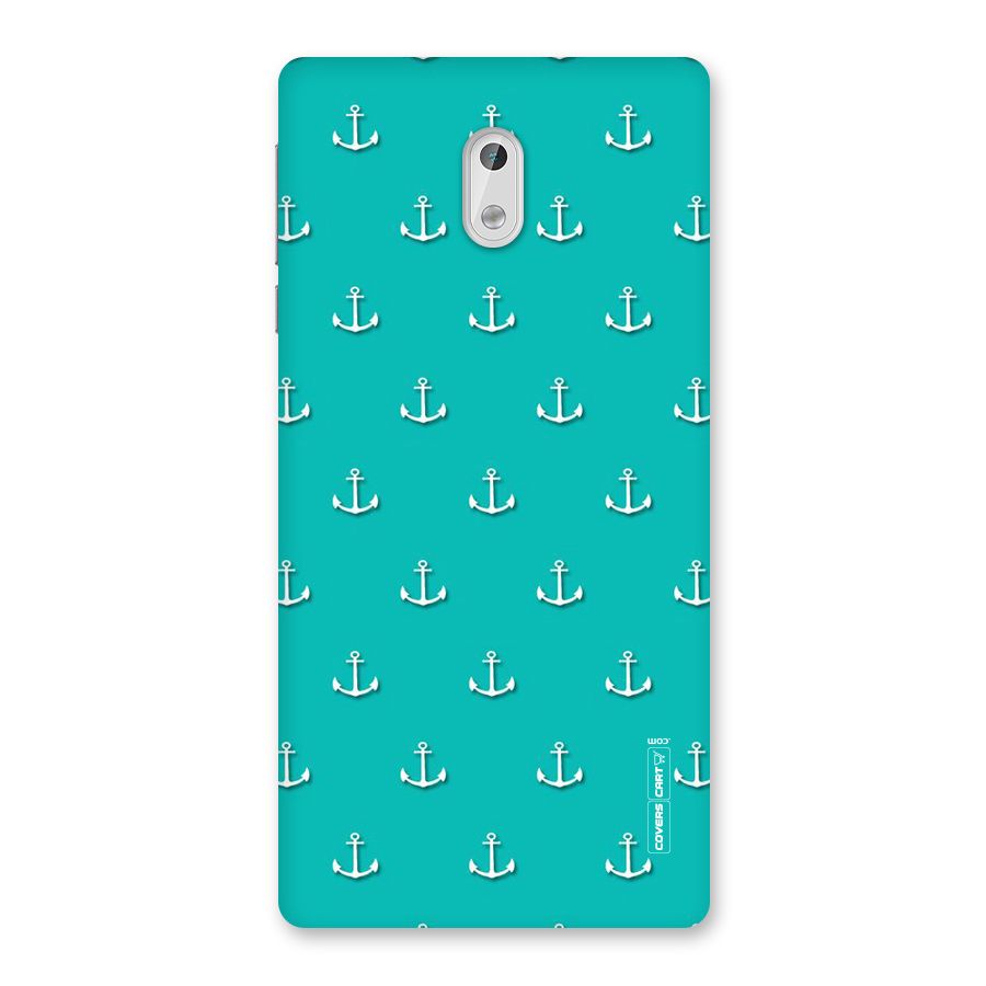 Light Blue Anchor Back Case for Nokia 3