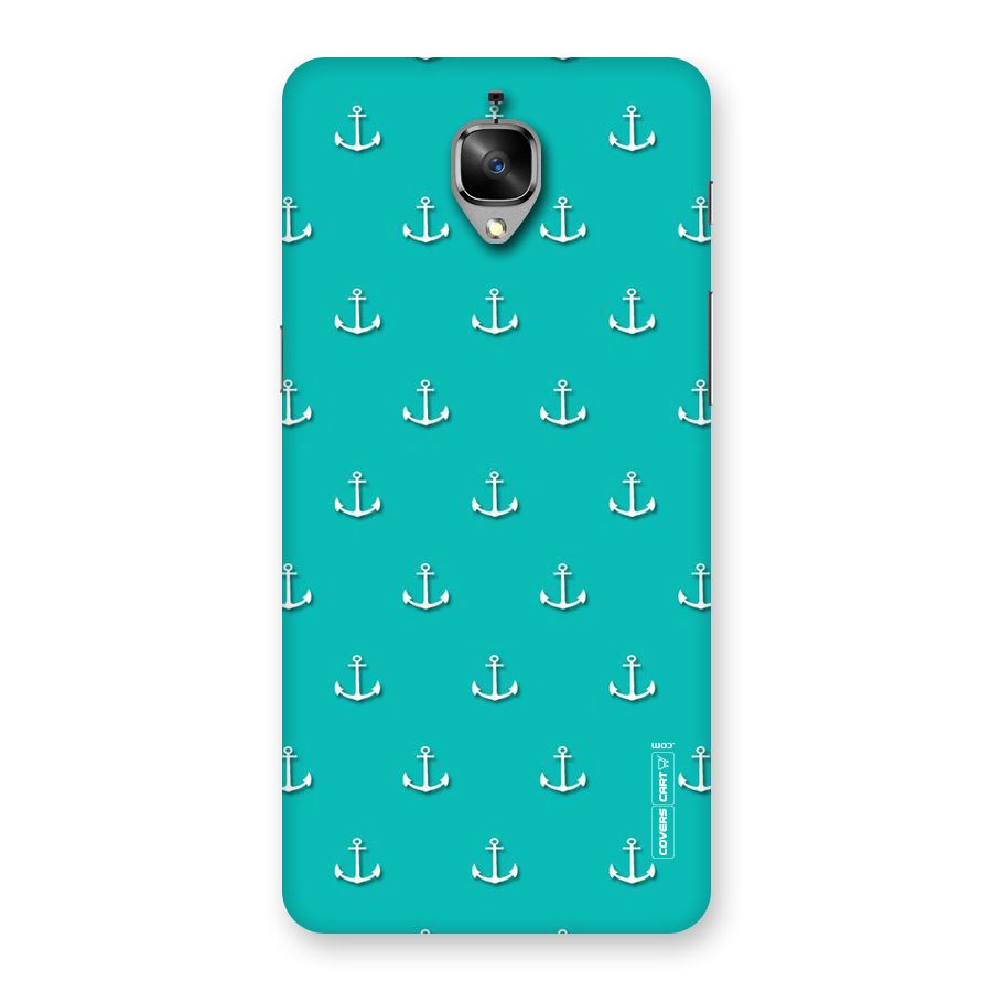 Light Blue Anchor Back Case for OnePlus 3