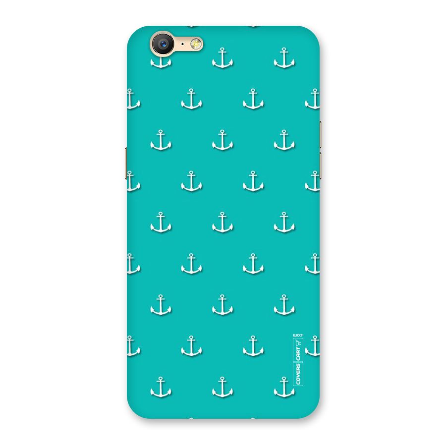 Light Blue Anchor Back Case for Oppo A57