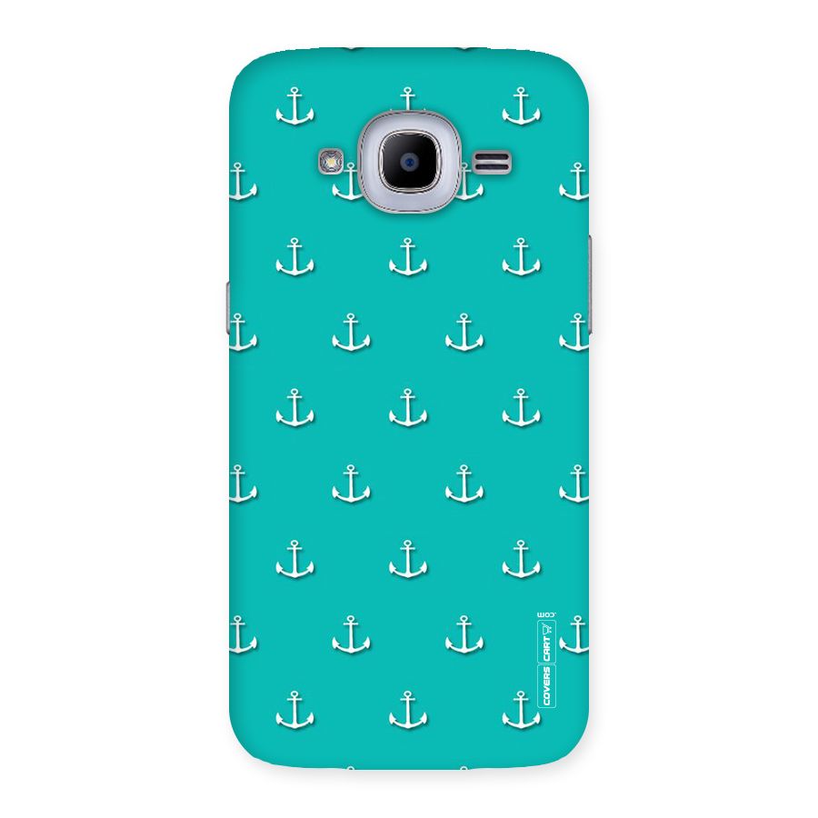Light Blue Anchor Back Case for Samsung Galaxy J2 Pro