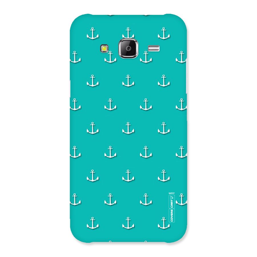 Light Blue Anchor Back Case for Samsung Galaxy J5