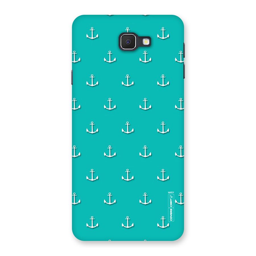 Light Blue Anchor Back Case for Samsung Galaxy J7 Prime