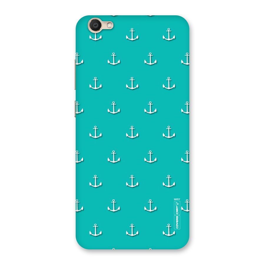 Light Blue Anchor Back Case for Vivo V5