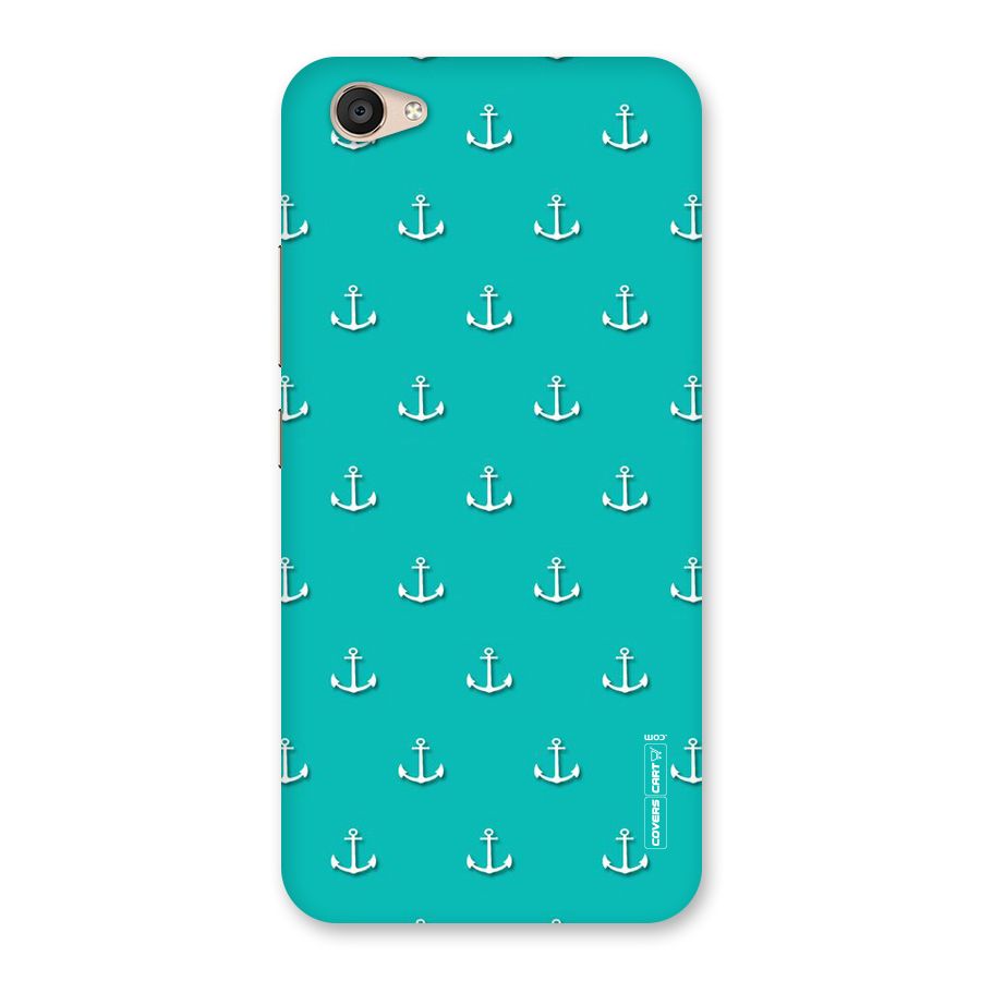 Light Blue Anchor Back Case for Vivo V5 Plus