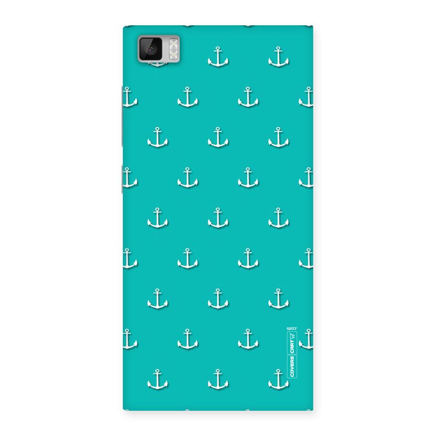 Light Blue Anchor Back Case for Xiaomi Mi3