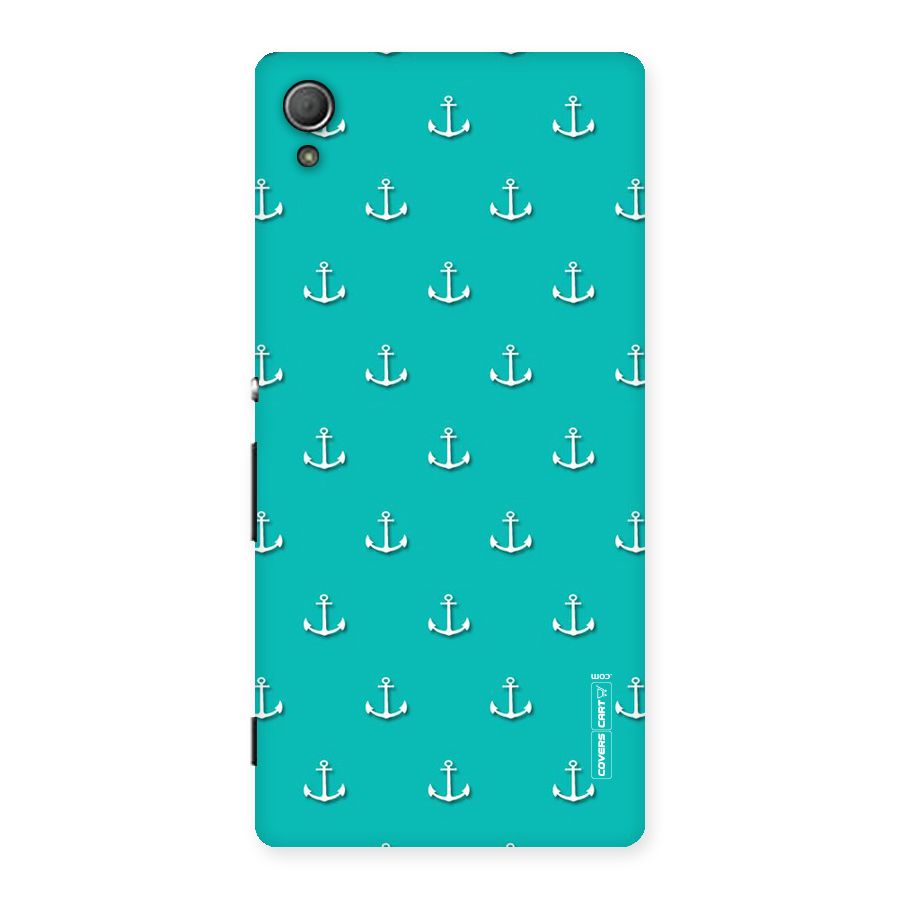 Light Blue Anchor Back Case for Xperia Z4