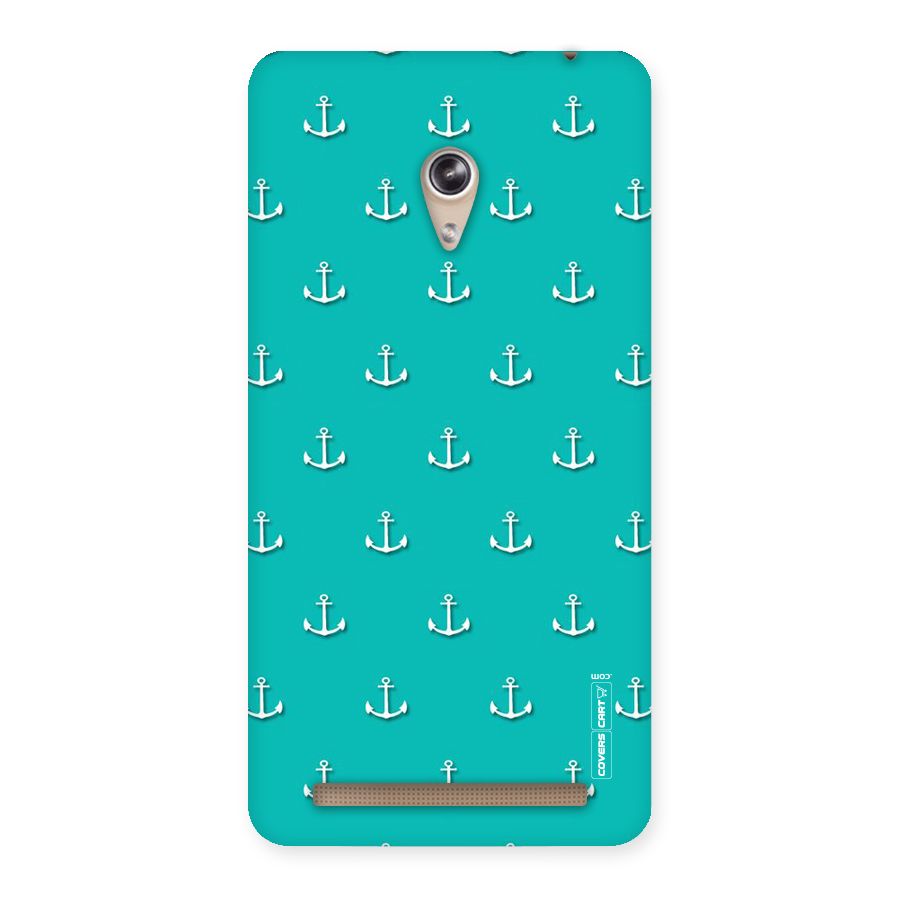 Light Blue Anchor Back Case for Zenfone 6