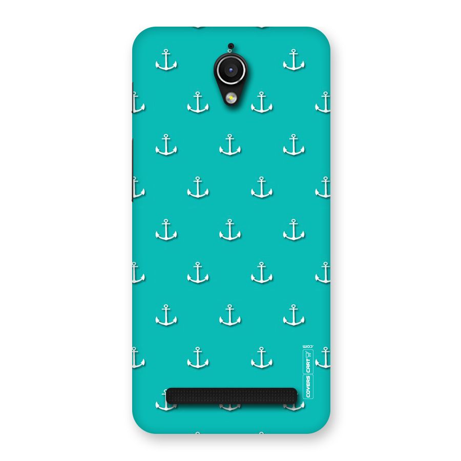 Light Blue Anchor Back Case for Zenfone Go