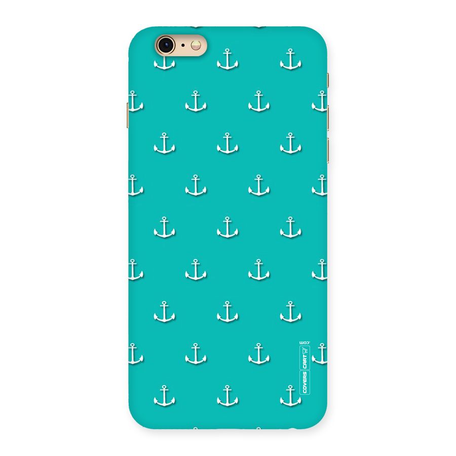 Light Blue Anchor Back Case for iPhone 6 Plus 6S Plus