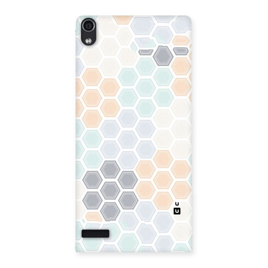 Light Hexagons Back Case for Ascend P6