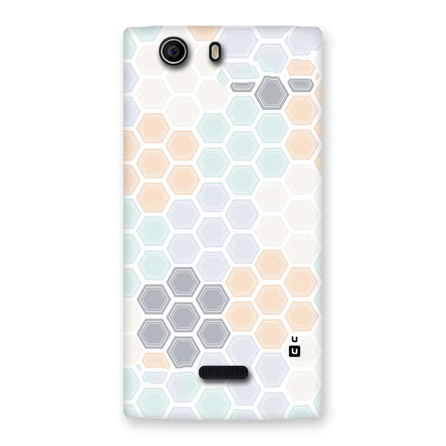 Light Hexagons Back Case for Canvas Nitro 2 E311